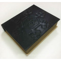 Black Leather Book Shaped Storage Packaging Gift Box